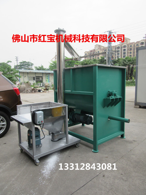 500KG鈦(tai)白(bai)粉(fen)臥(wo)式螺帶攪拌機